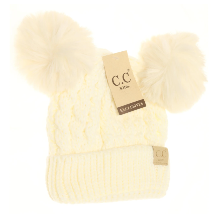 Double Pom Beanie - KIDS